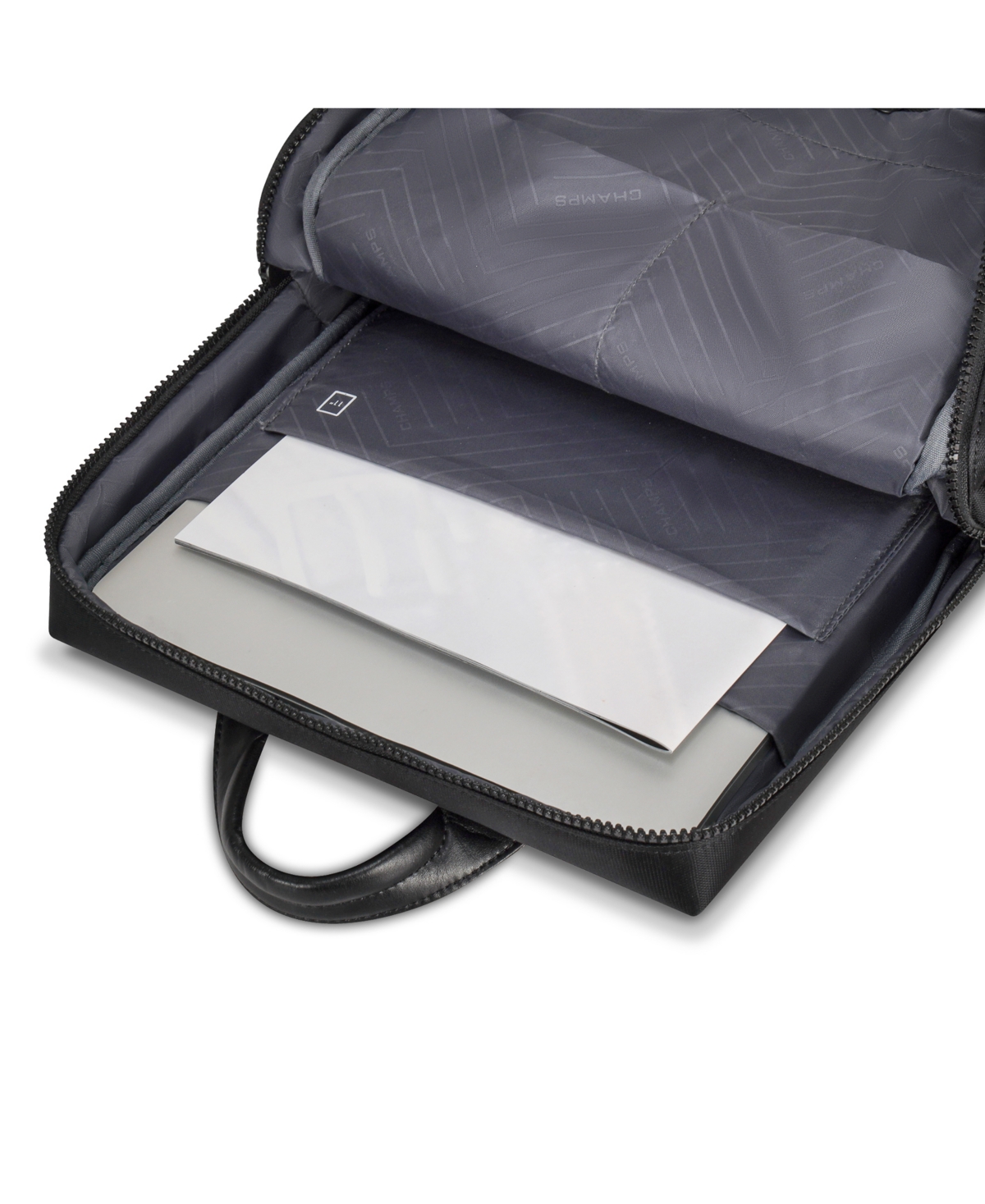Champs Onyx Collection Modern Backpack In Black