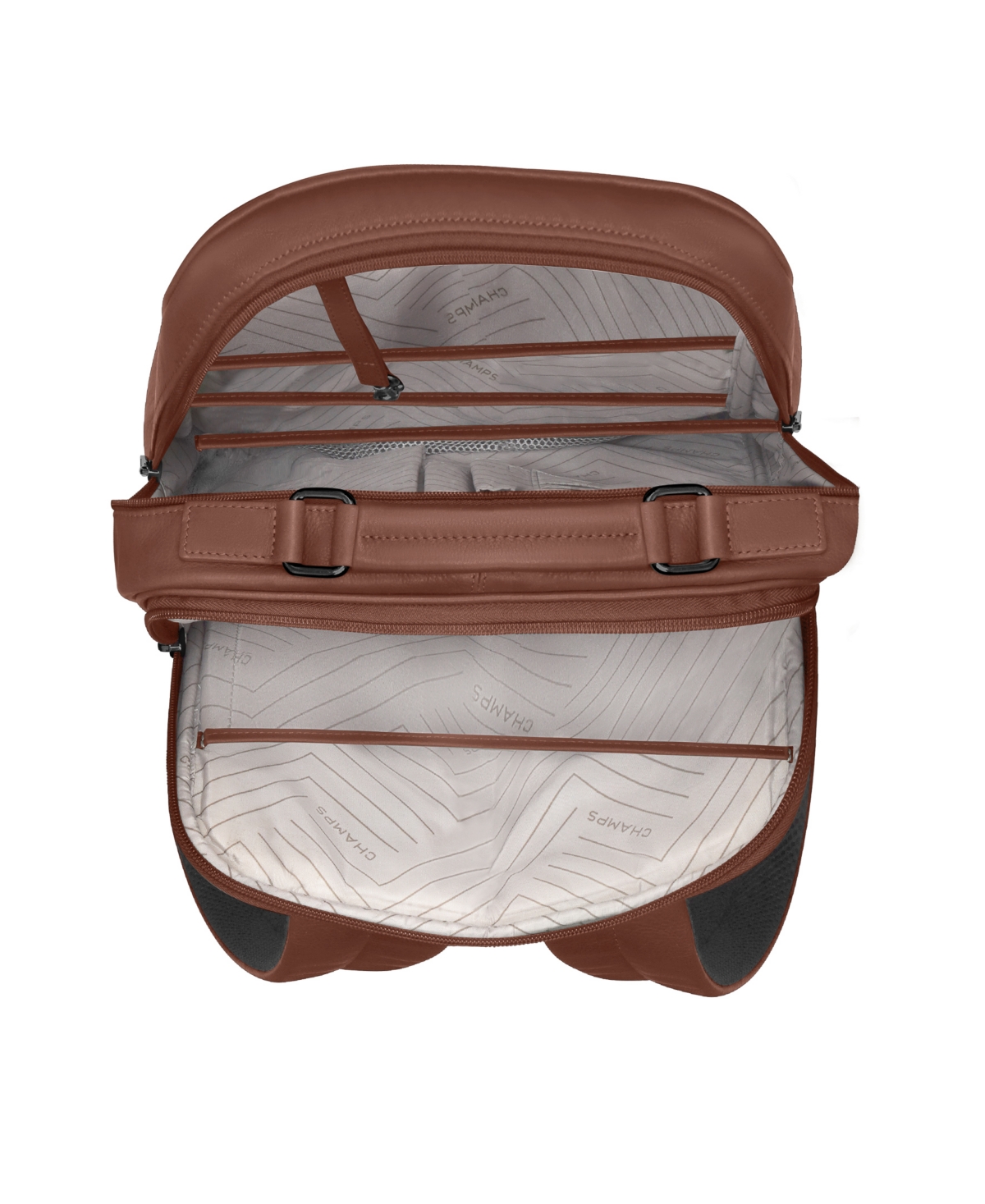 Champs Onyx Collection Compact Backpack In Brown