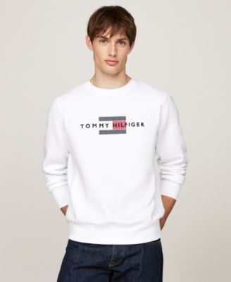 Tommy Hilfiger - Men's Embroidered Logo Crewneck Sweatshirt
