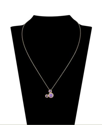 Cubic Zirconia Mickey Mouse Dream Birthstone Pendant Necklace
