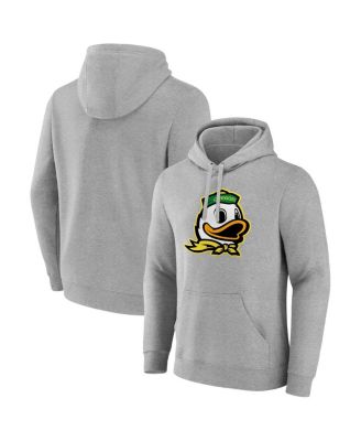 Fanatics - Men's Gray Oregon Ducks Primary Logo Pullover Hoodie