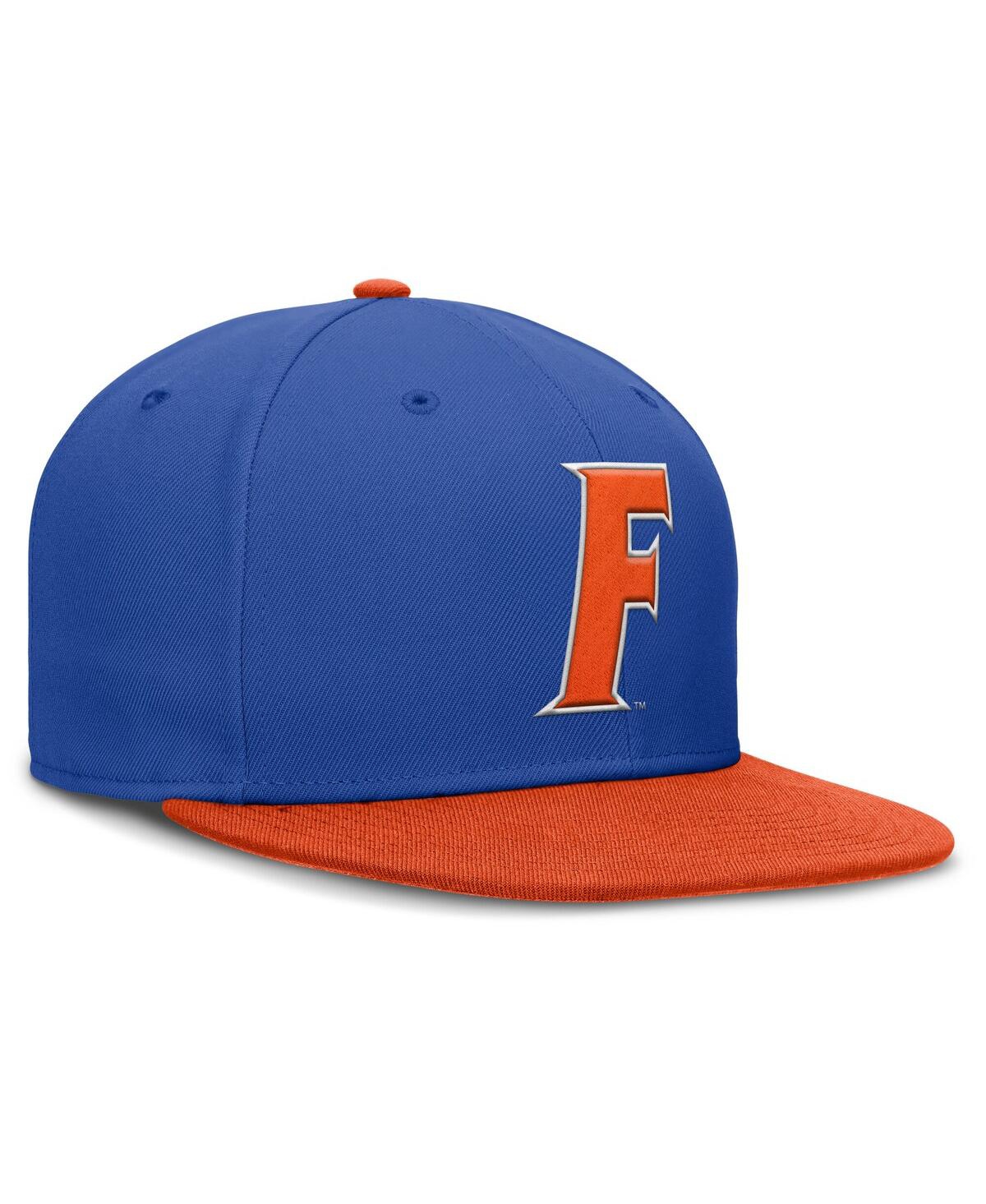 Jordan Men's Royal/orange Florida Gators Two-tone Primetime Performance Fitted Hat In Royal,orange
