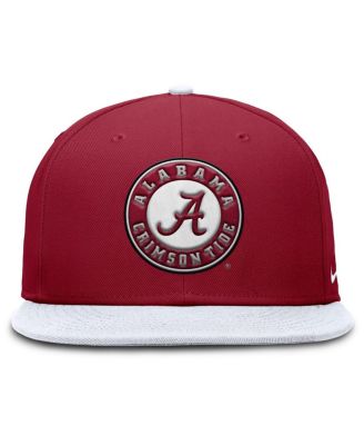 Men's Crimson/White Alabama Crimson Tide Two-Tone Primetime Performance Fitted Hat