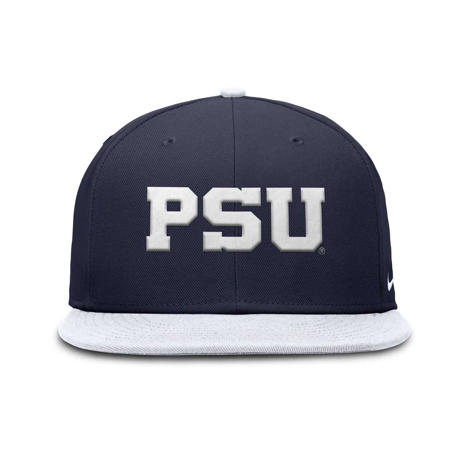 Men's Navy/White Penn State Nittany Lions Two-Tone Primetime Performance Fitted Hat