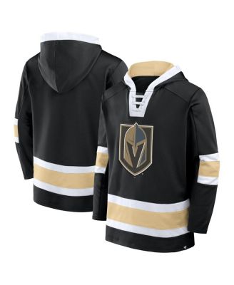 Fanatics - Men's Black Vegas Golden Knights Inside Line Fleece Pullover Hoodie
