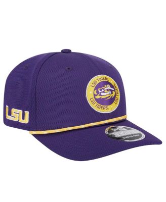 Men's Purple LSU Tigers COOLERA 9SEVENTY Rope Stretch-Snap Hat