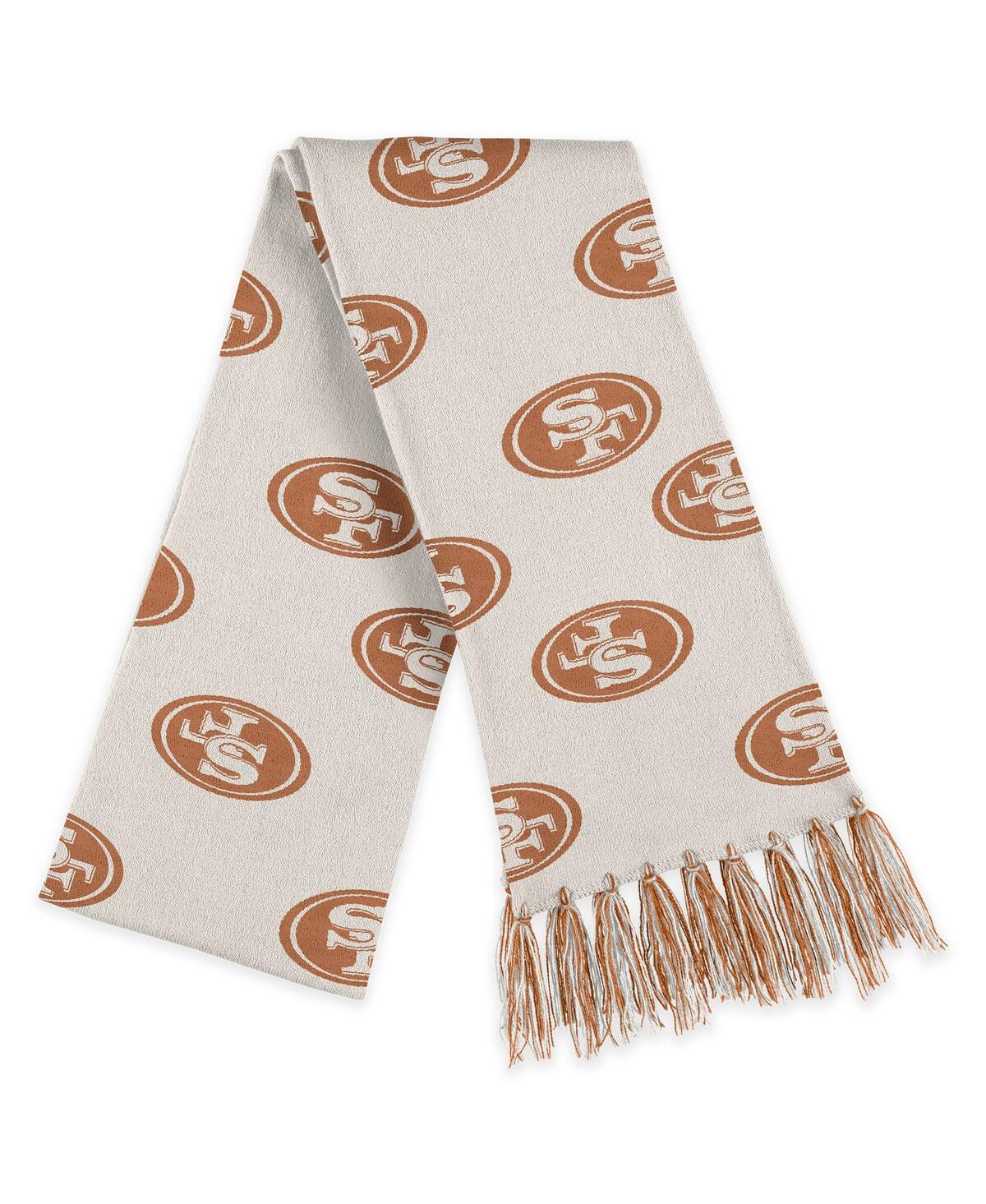 Wear By Erin Andrews San Francisco 49ers Tonal Scarf And Gloves Set In Tan