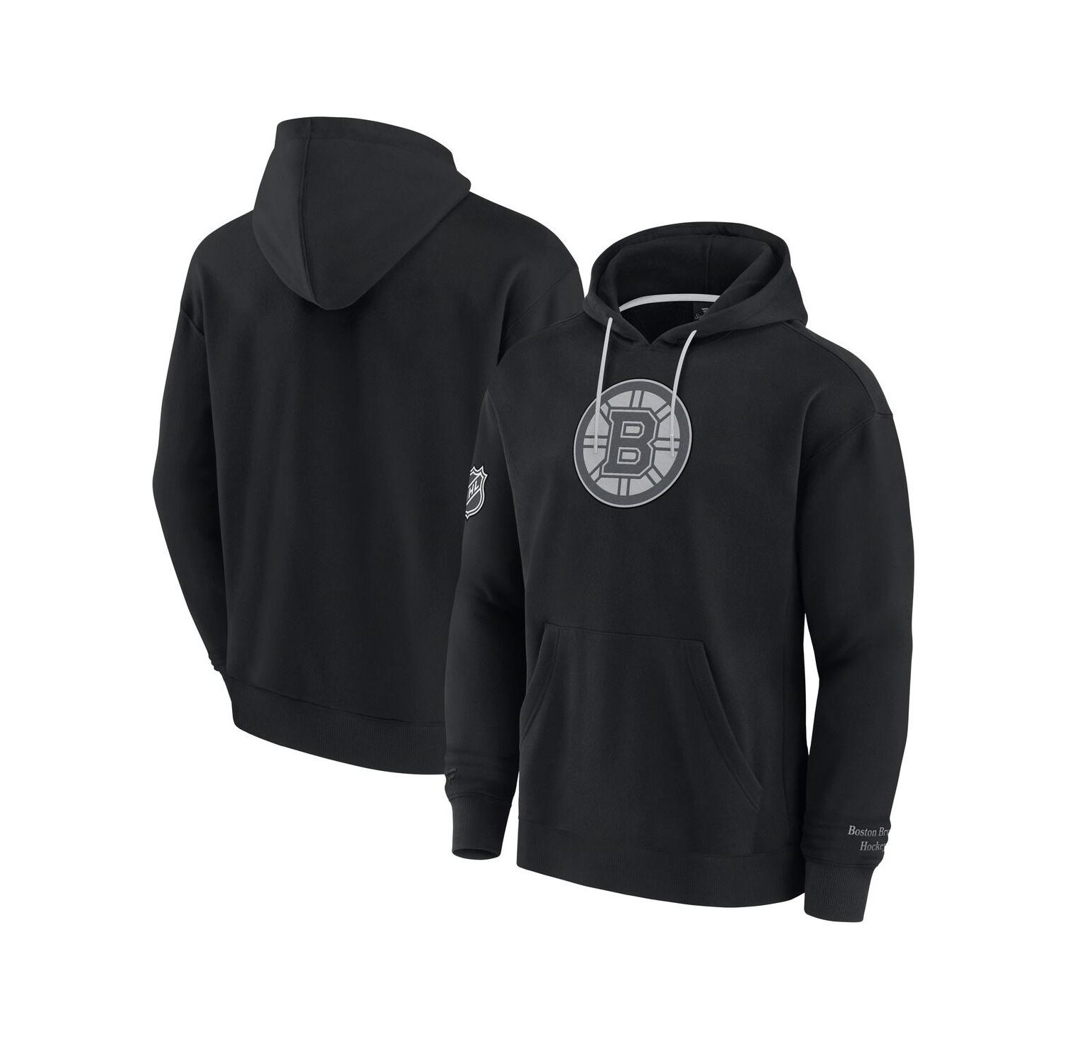 Men's Black Boston Bruins Elements Pace Pullover Hoodie