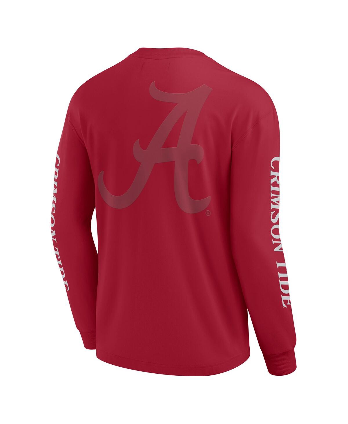 Fanatics Men's Crimson Alabama Crimson Tide Strive Long Sleeve T-shirt In Crimson