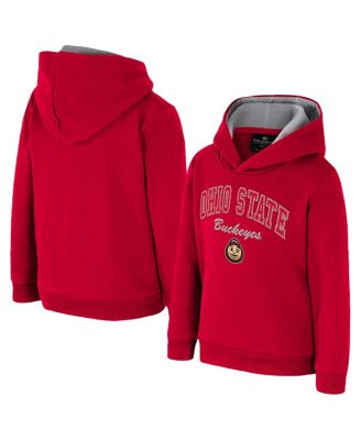 Colosseum - Toddler Scarlet Ohio State Buckeyes Centauri Pullover Hoodie