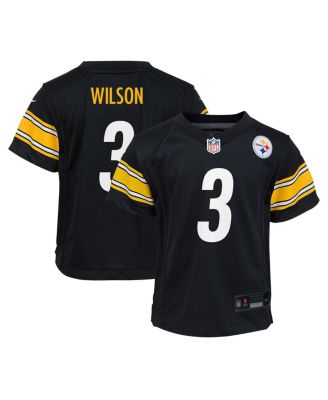 Nike - Preschool Russell Wilson Black Pittsburgh Steelers Player Game Jersey
