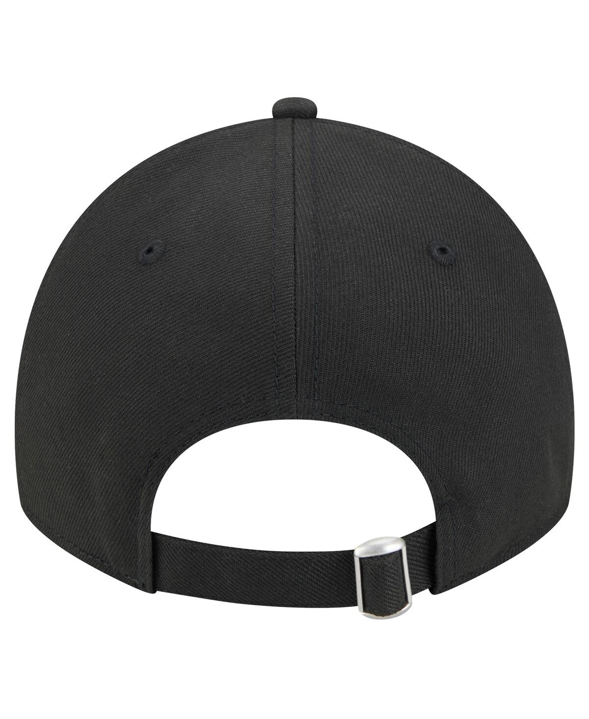 New Era Men's And Women's Black Las Vegas Aces Core Logo 9twenty Adjustable Hat In Black