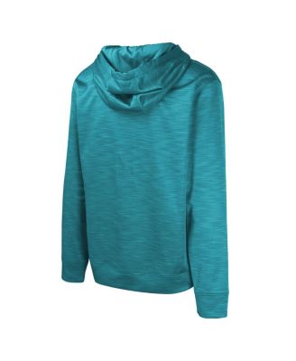 Men's Aqua Miami Dolphins Streak Fleece Pullover Hoodie