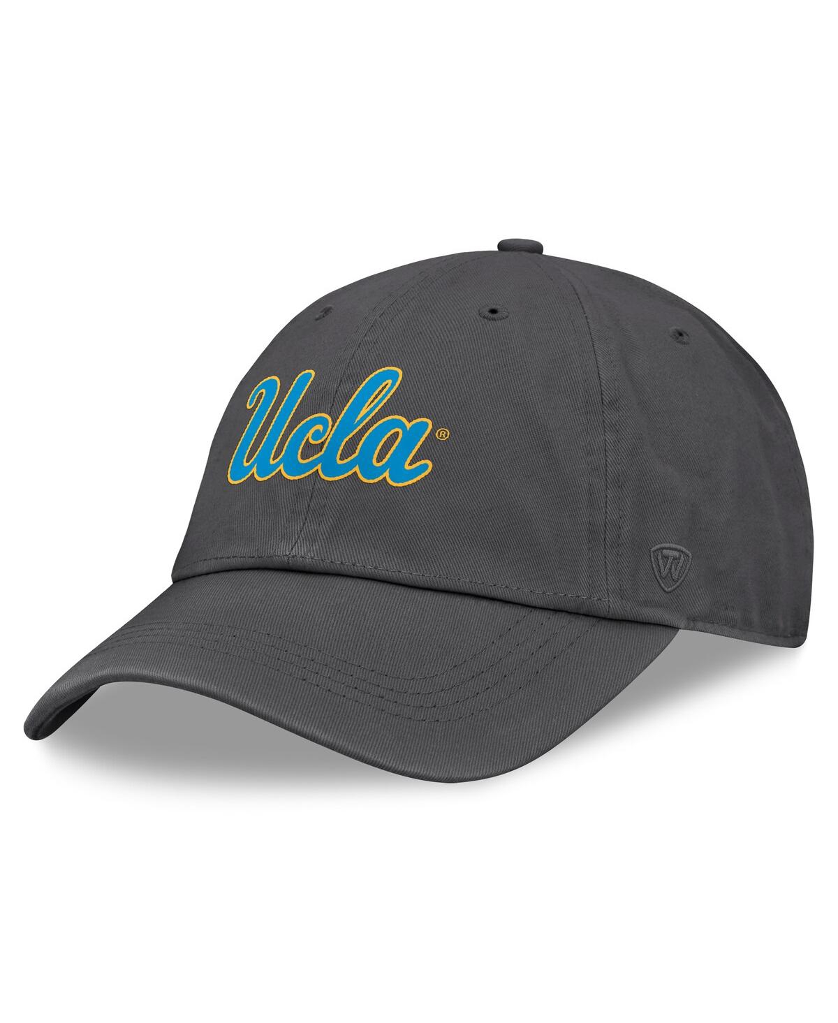 Men's Heather Charcoal Ucla Bruins Team Logo Washed Adjustable Hat - Heather Charcoal