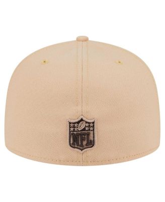 Men's Tan Detroit Lions Candied Pecan 59FIFTY Fitted Hat
