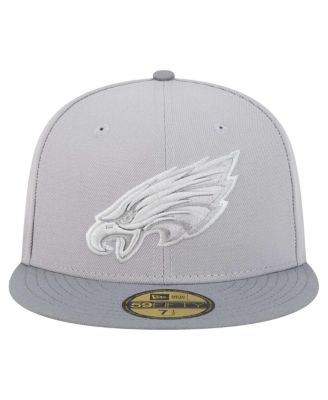 Men's Gray/Graphite Philadelphia Eagles Iron Cloud 59FIFTY Fitted Hat