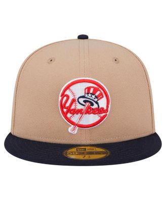 Men's Khaki New York Yankees 59FIFTY Fitted Hat