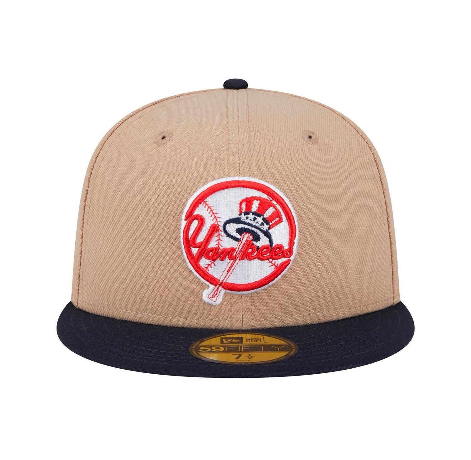 Men's Khaki New York Yankees 59FIFTY Fitted Hat