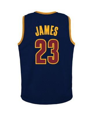 Big Boys and Girls LeBron James Navy Cleveland Cavaliers 2008/09 Hardwood Classics Swingman Jersey