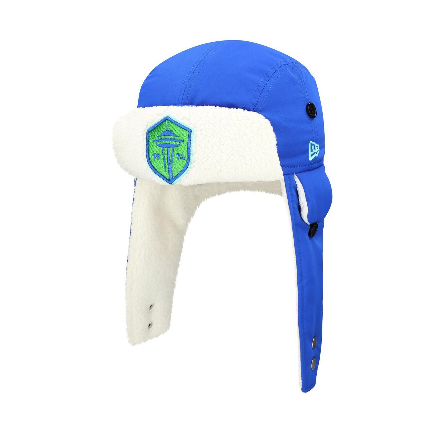 Men's Blue Seattle Sounders FC Trapper Knit Hat