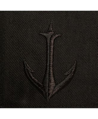 Men's Black Seattle Kraken Soul Strike Cultivated Pearl Tonal Snapback Hat