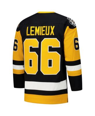Men's Mario Lemieux Black Pittsburgh Penguins 1991-92 Power Play Jersey