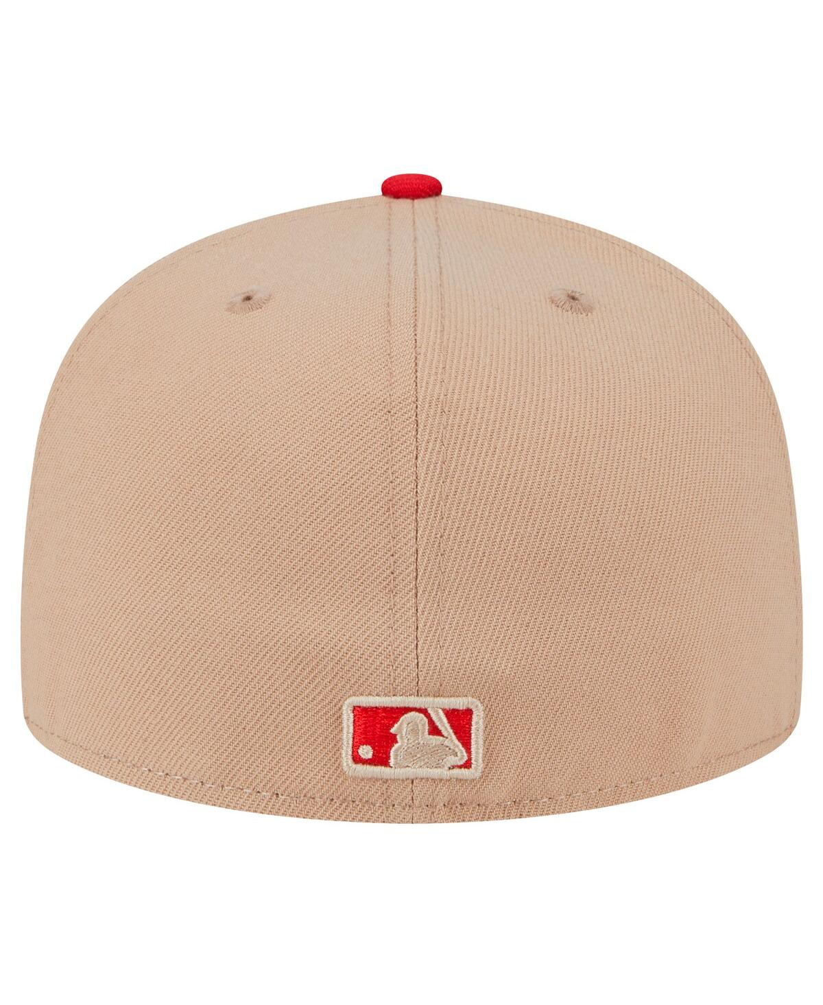 New Era Men's Khaki Philadelphia Phillies 59FIFTY Fitted Hat