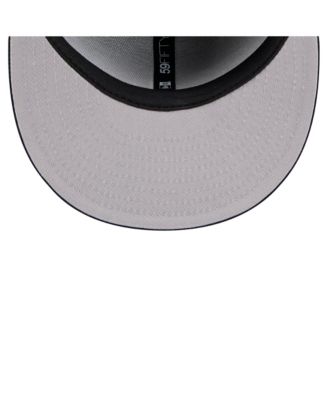 Men's Black New York Yankees Shadow Stitch 59FIFTY Fitted Hat