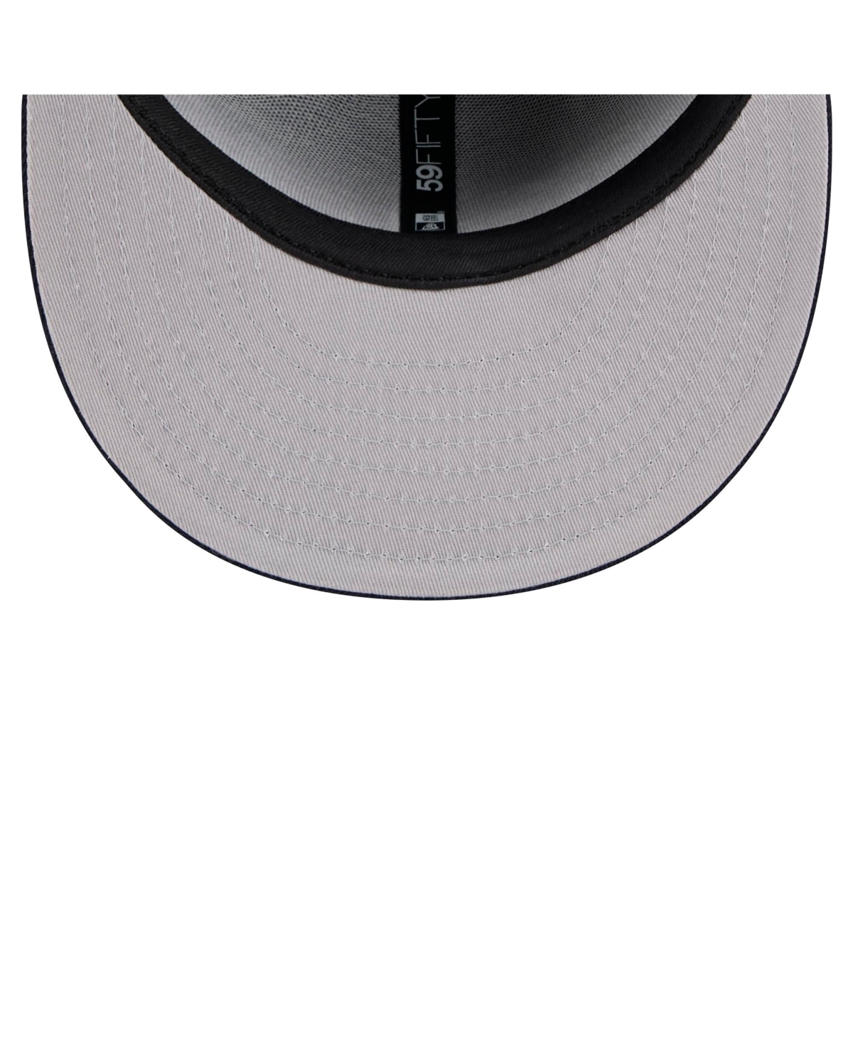 New Era Men's Black New York Yankees Shadow Stitch 59fifty Fitted Hat In Black