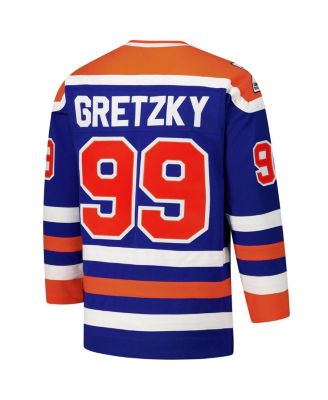Men's Wayne Gretzky Royal Edmonton Oilers 1979-80 Power Play Jersey