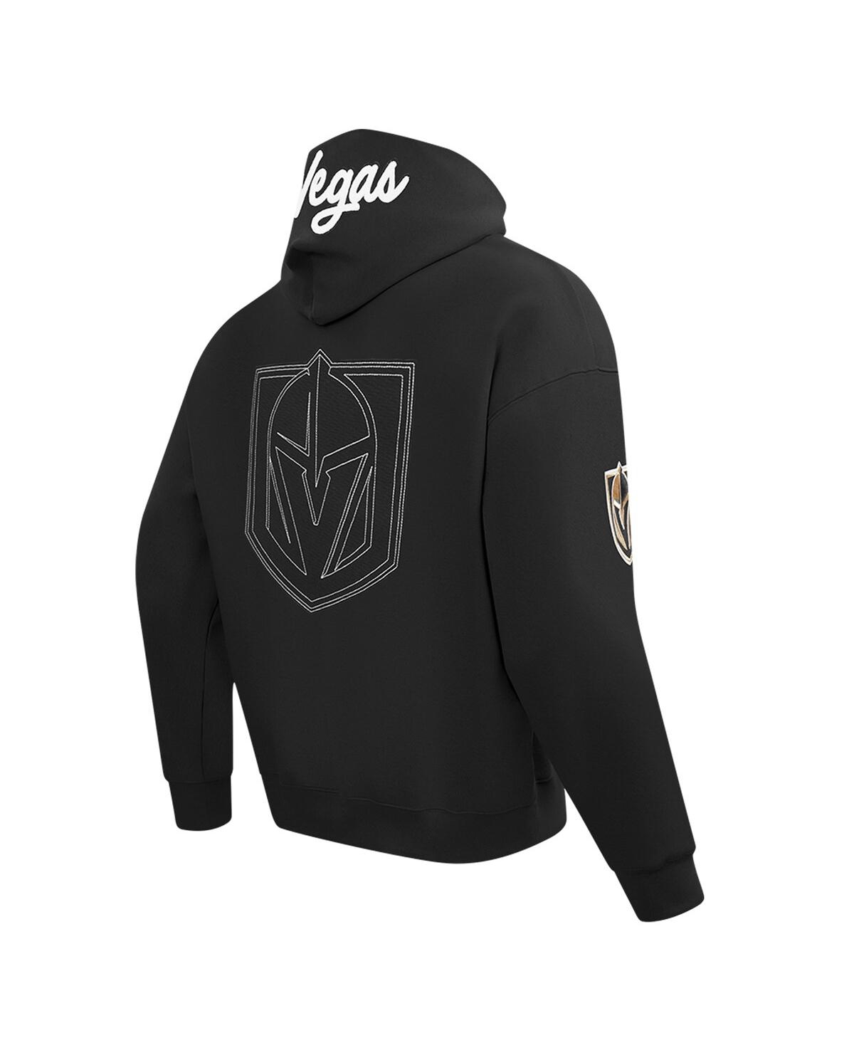 Pro Standard Black Vegas Golden Knights Paint The City Pullover Hoodie In Black