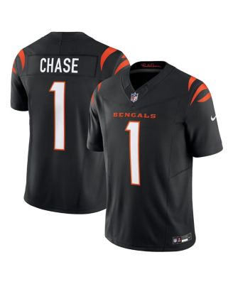 Nike - Men's Ja'Marr Chase Black Cincinnati Bengals Vapor F.U.S.E. Limited Jersey