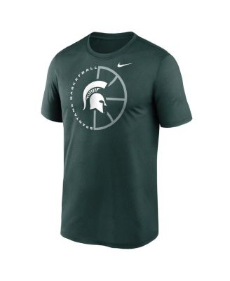 Men's Green Michigan State Spartans Legend Basketball Icon Performance T-Shirt