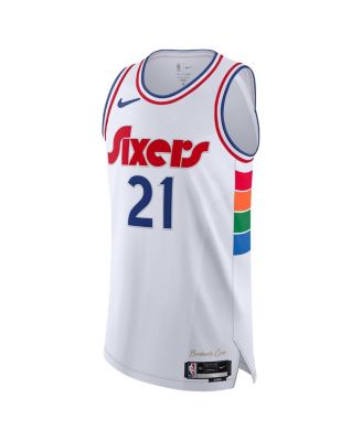 Men's Joel Embiid White Philadelphia 76ers 2024/25 Authentic Player Jersey - City Edition