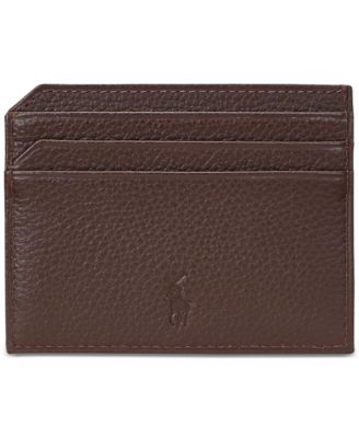 Men's Pebbled Leather Card Case