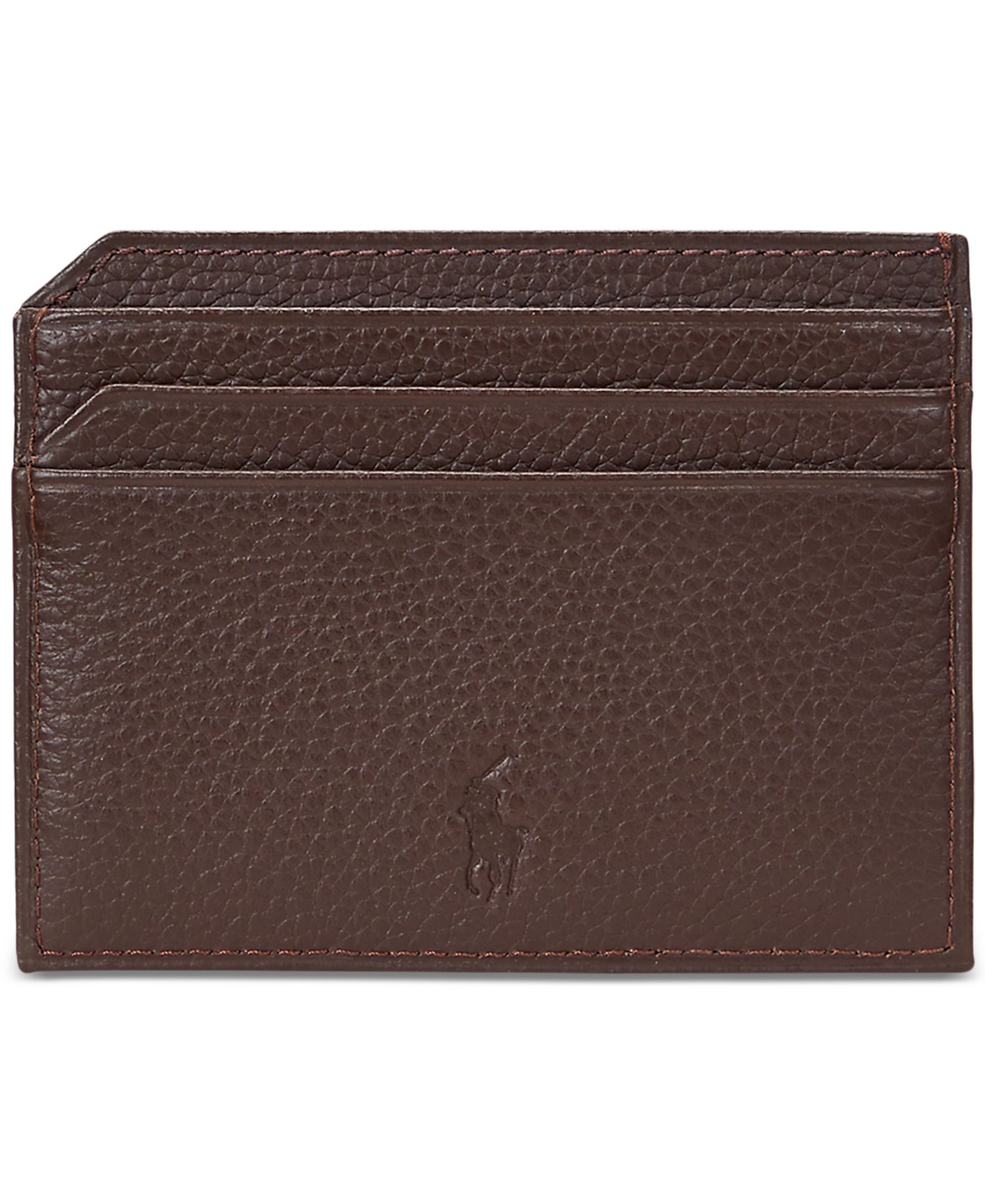 Men's Pebbled Leather Card Case