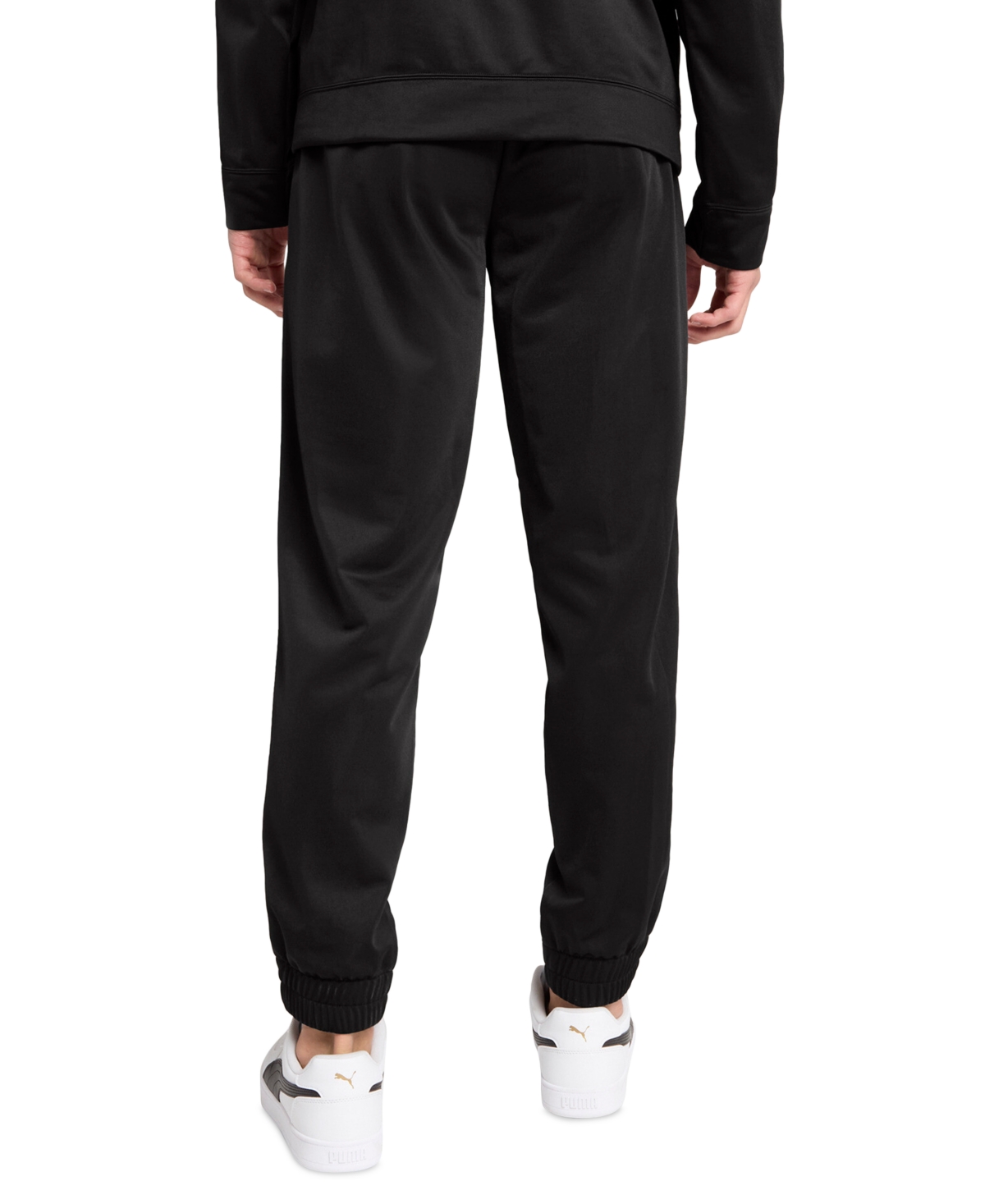Puma Men's Piped Tricot Joggers In Black
