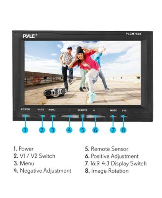 Car Backup Camera & Monitor Display Kit, 7'' Screen, Night Vision, Waterproof