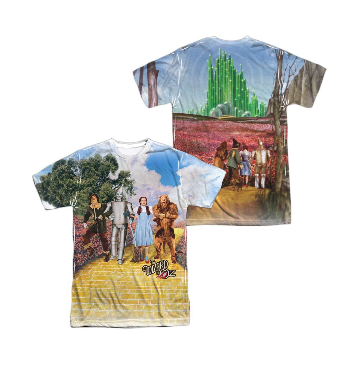 Mens On The Road (Front/Back Print) Short Sleeve Adult Poly Crew Tee / T-Shirt - Assorted pre-pack