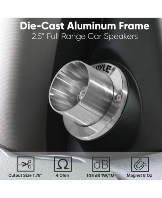 Titanium Dome Tweeter, 1.0'' Voice Coil, 100W Max, 4-Ohm, Aluminum Housing