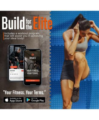 25-Piece Puzzle Exercise Mat, EVA Foam Tiles, Blue