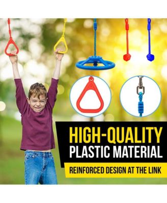 50  Ninja Warrior Obstacle Course Kit with 13 Accessories