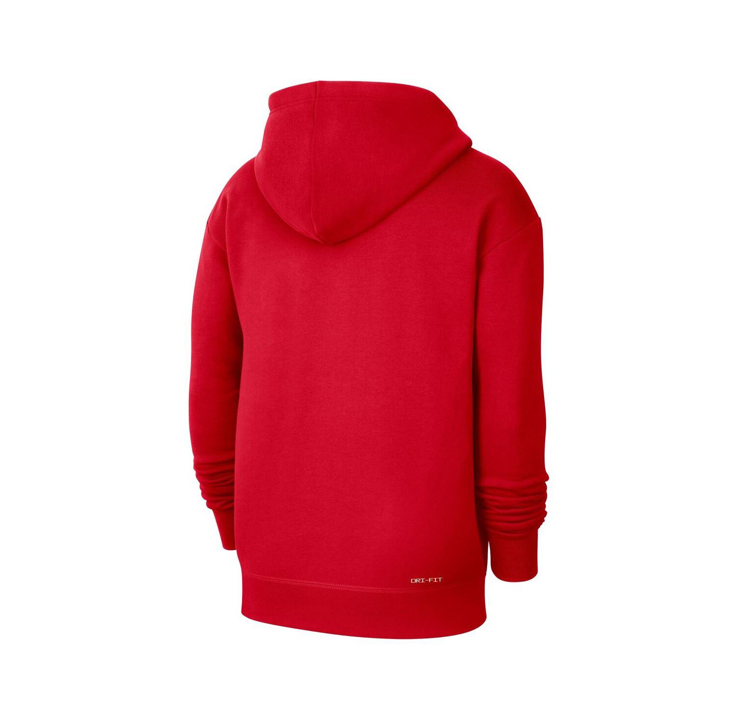 Men's Red Atlanta Hawks Courtside Standard Issue Premium Performance Pullover Hoodie
