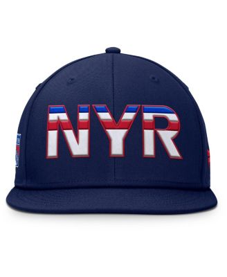 Men's Navy New York Rangers Authentic Pro Rink Snapback Hat
