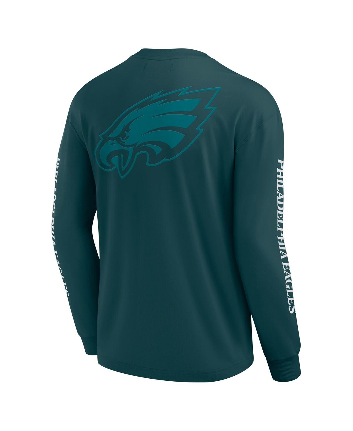 Fanatics Men's And Women's Midnight Green Philadelphia Eagles Elements Strive Long Sleeve T-shirt In Green