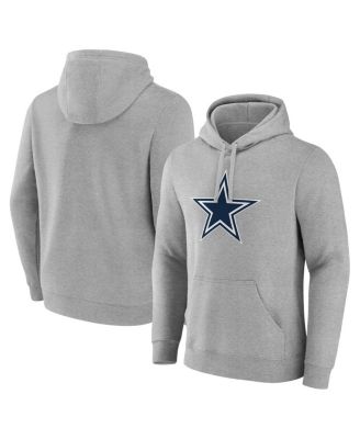 Fanatics - Men's Heather Gray Dallas Cowboys Deliver Fleece Pullover Hoodie