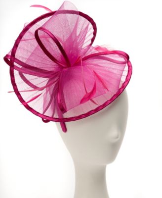 August Hats - Sheer Pleated Fascinator
