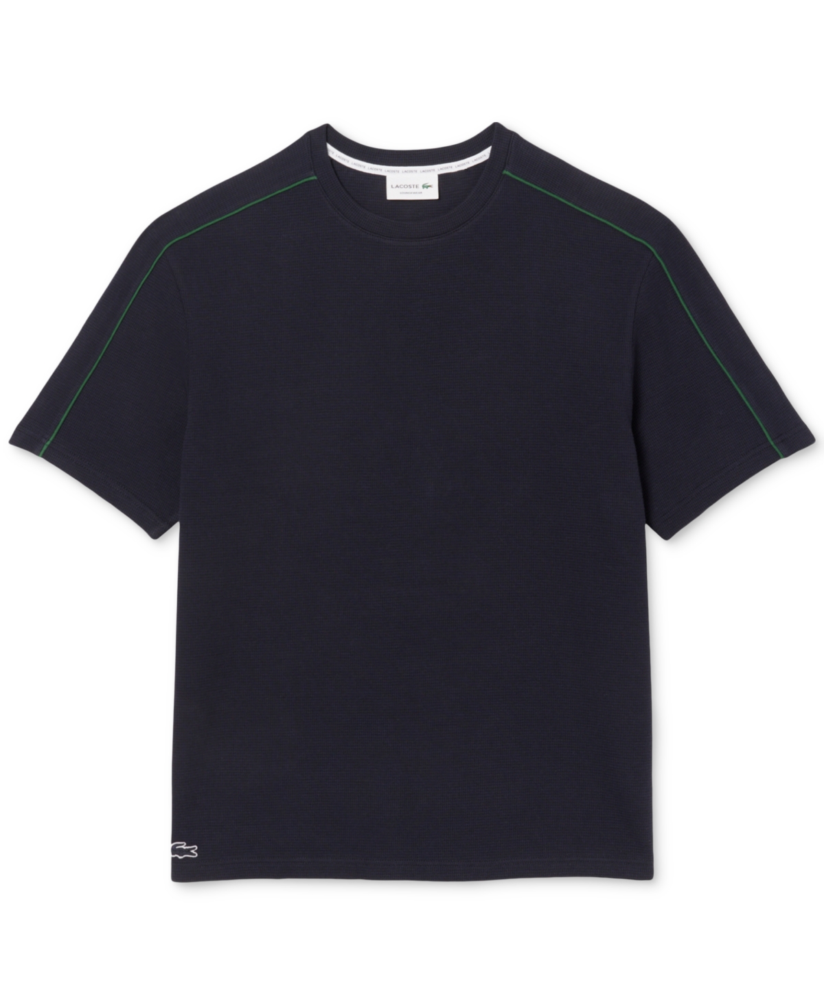 Lacoste Men's Loungewear Textured Sleep T-shirt In Blue
