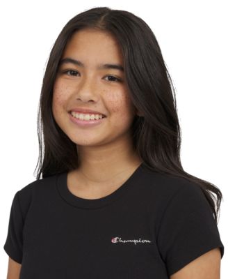 Big Girls Ribbed Baby Tee