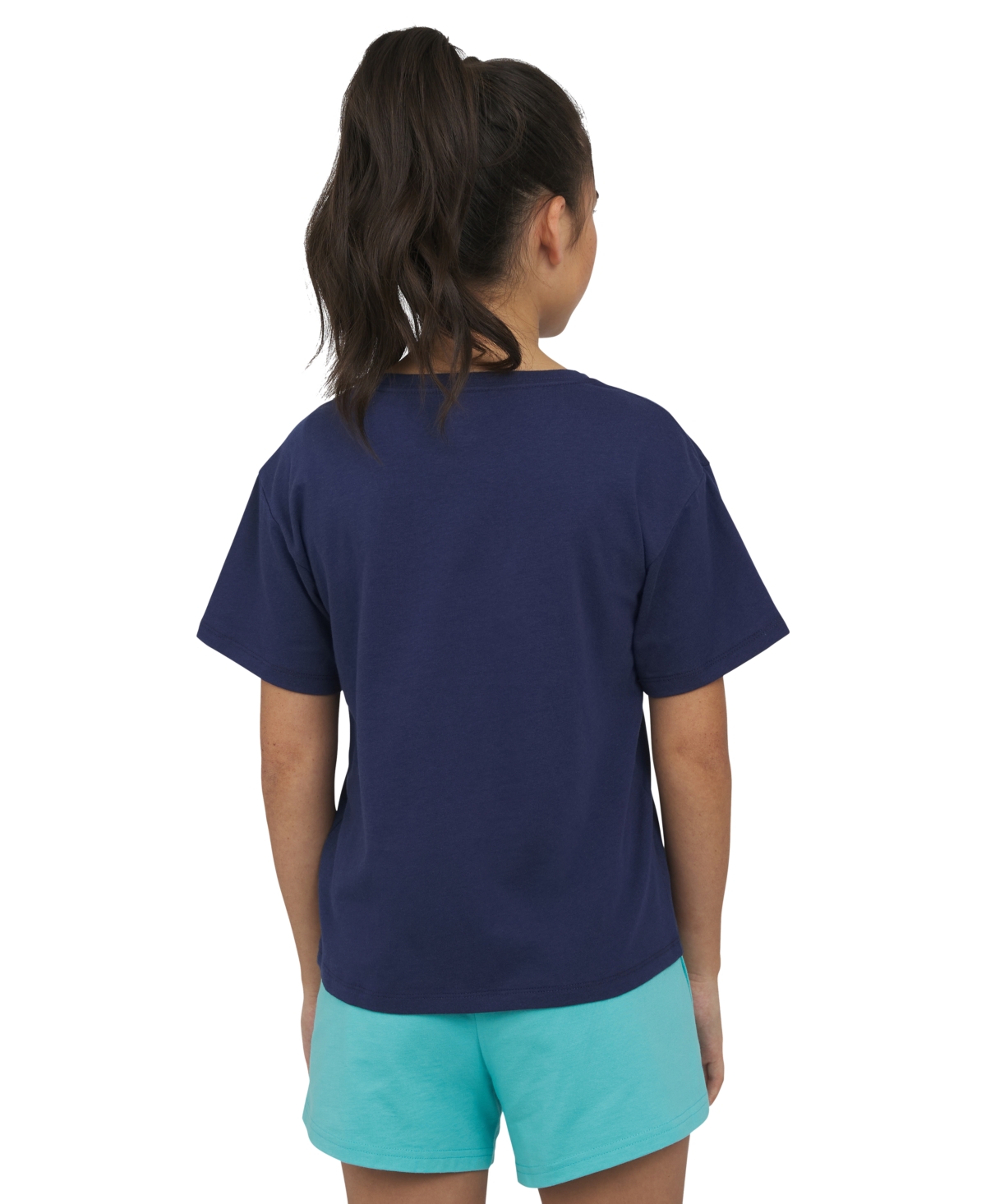 CHAMPION BIG GIRLS LOOSE-FIT LOGO T-SHIRT 